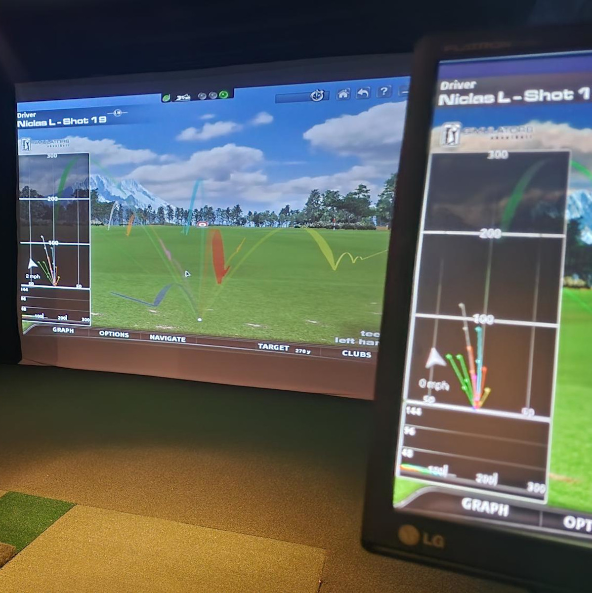 Simulator golf